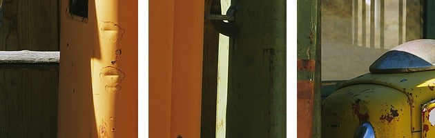 "Old fuel pumps, Penasco, New Mexico" Canvas Art, 60"x20"x1.25"
