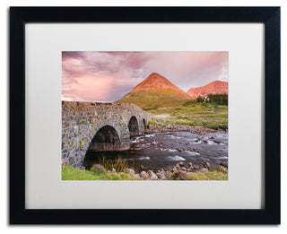 Blanchette Photography 'Scottish Bridge', Black Frame, White Matte, 20"x16"