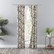 Madison Floral Tailored Panel Pair, Brick, 56"x84"
