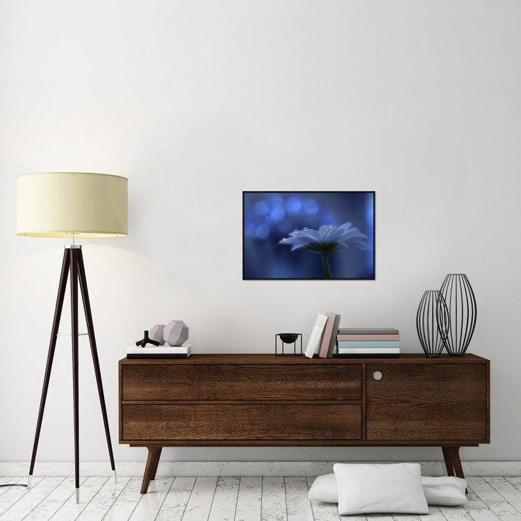 "Space Dreams" Framed Canvas Giclee by Juliana Nan, 31x21"