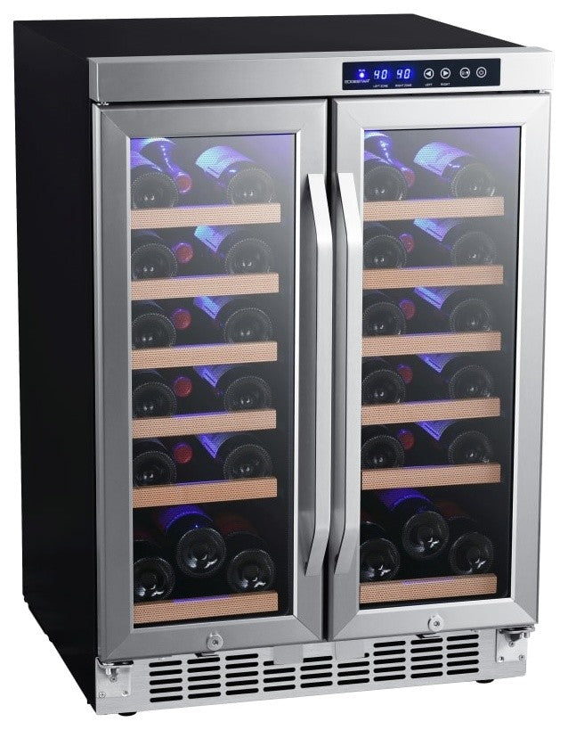EdgeStar CWR362FD 24"W 36 Bottle Built-In Wine Cooler - Stainless Steel