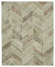 Rug N Carpet - Handmade Turkish 8' 2" x 10' 3" Wool Patchwork Area Rug