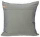 Silver Throw Pillow Covers 16"x16" Silk, Gold Becomes Silver