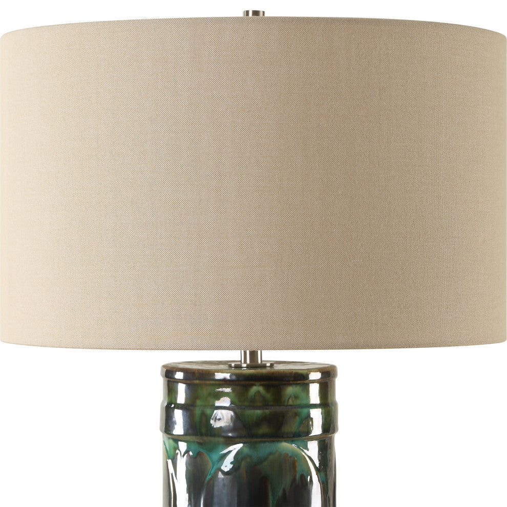Uttermost Loch Green Glaze Table Lamp