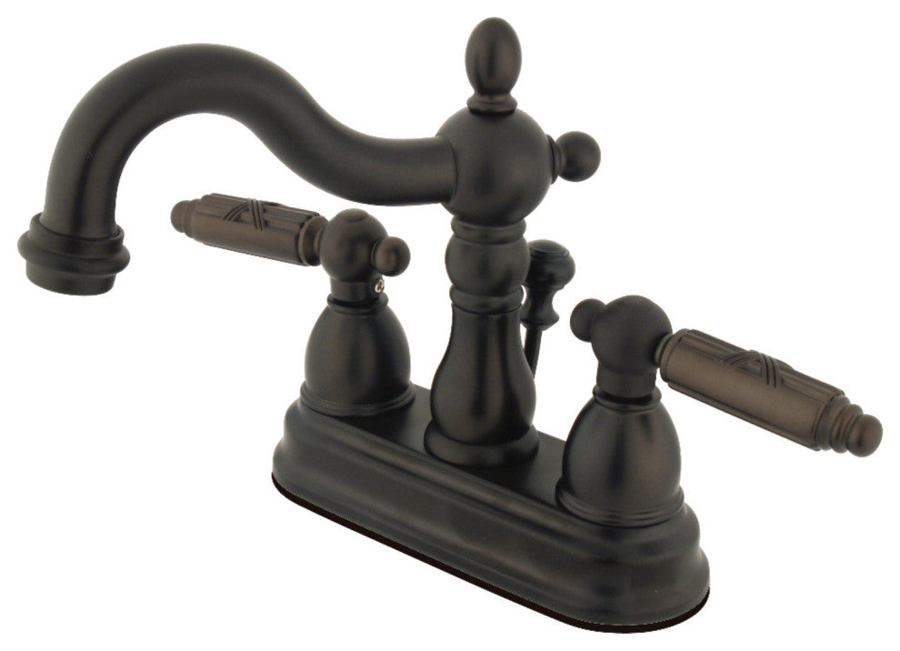 Kingston Brass 4" Centerset Bathroom Faucet, Oil Rubbed Bronze