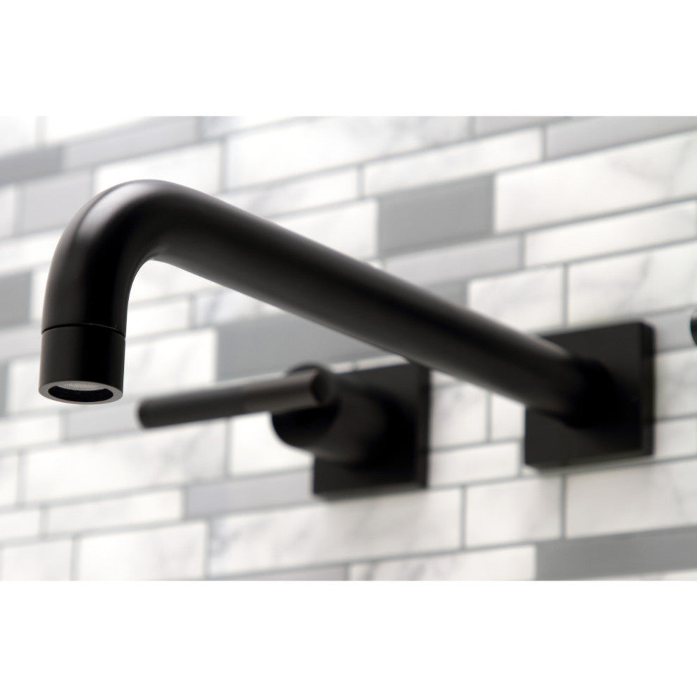 KS6050CKL Wall Mount Tub Faucet, Matte Black