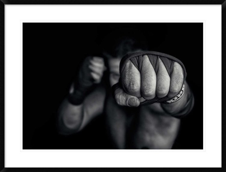 "Left Wing" Framed Digital Print by Adrian Vrican, 38"x29"