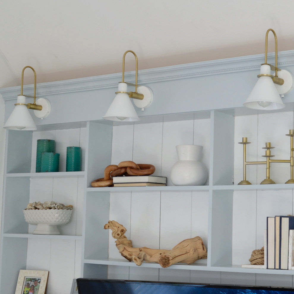 Crystorama Lighting Group MED-B5501 Medford 14" Tall Wall Sconce - White