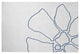 Petal Lines Spring Chenille Rug, Blue/White, 2'x3'