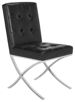 Safavieh Walsh Tufted Side Chair, Black