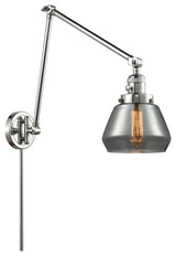 Fulton Swing Arm With Switch, Polished Chrome, Plated Smoke, Plated Smoke