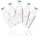 50 5Mm Pure White LED Light String 6" Spacing On White Wire