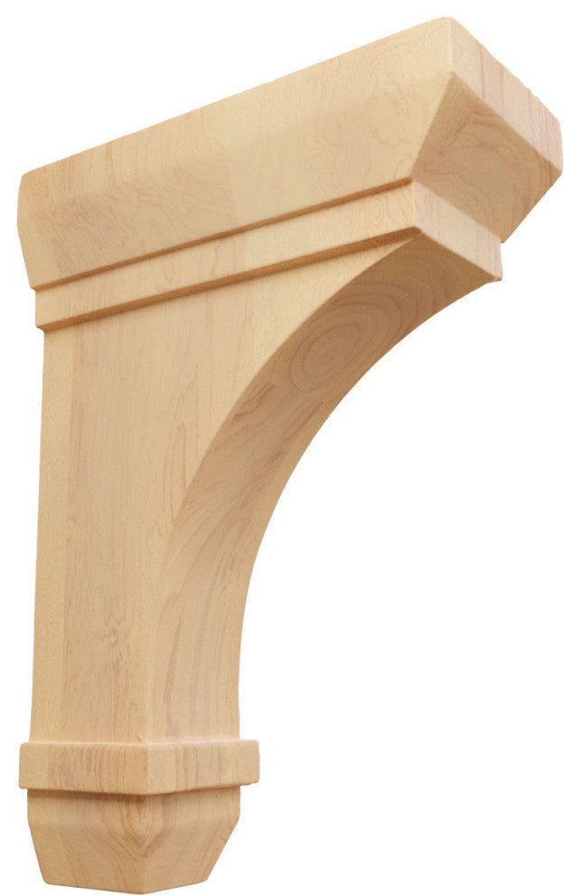 2 1/4"W x 5"D x 7"H Stockport Bracket, Red Oak
