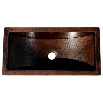 20" Canoa Copper Sink