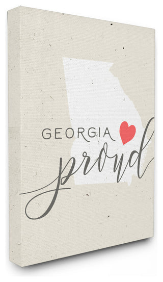 Georgia Proud, 24x30, Stretched Canvas Wall Art