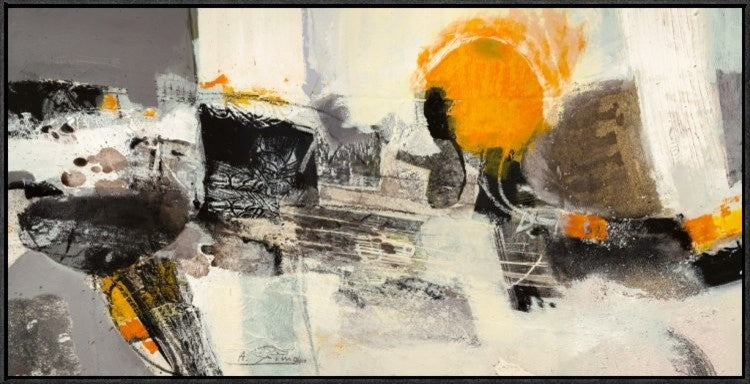 "Morning Light" Framed Canvas Giclee by Arthur Pima, 37x19"