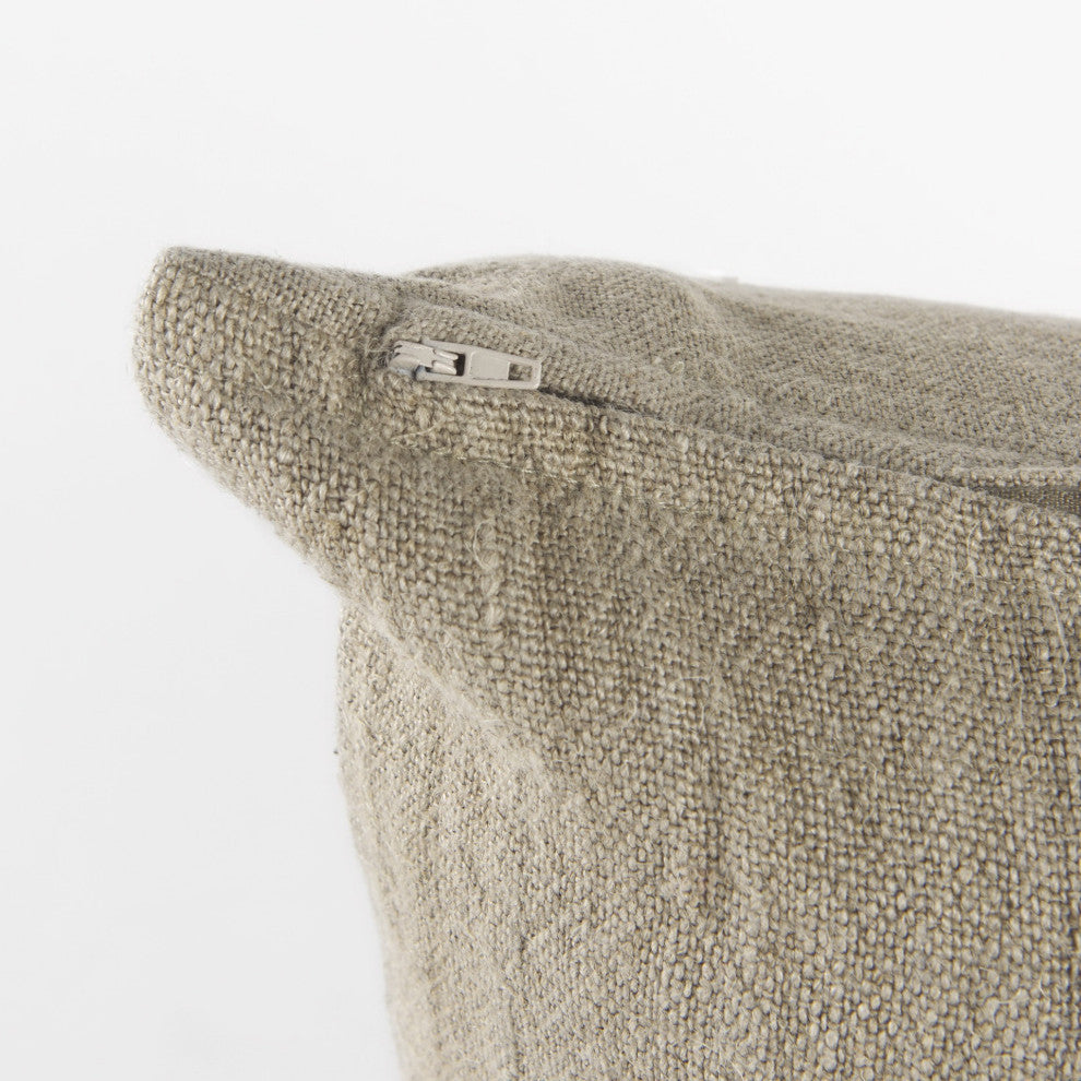 Black and Gray Two Tone Pillow Cover