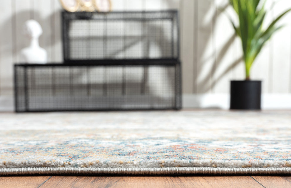 Abani Rugs Azure AZR200A Blue and Grey Vintage Area Rug