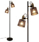 Vintage LED Adjustable Double Head Floor Lamp