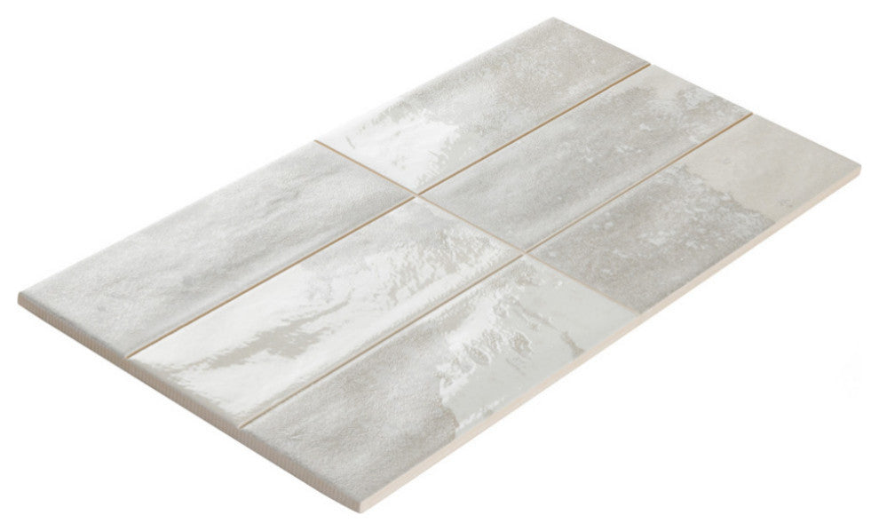 Kings Luxe Tradition Brick Silver Ceramic Wall Tile