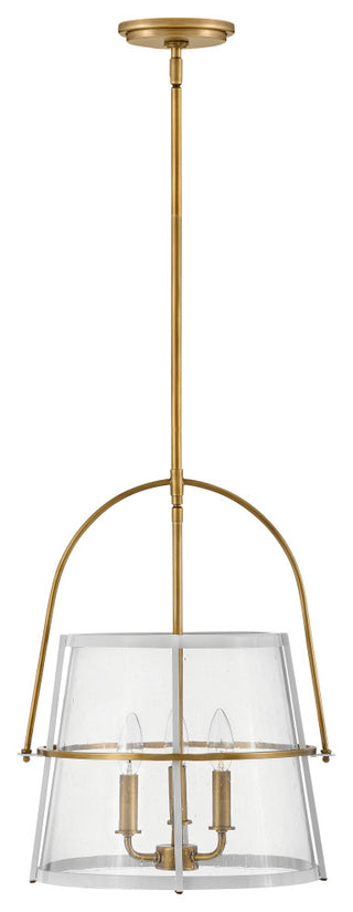 Hinkley Tournon Medium Pendant, Heritage Brass