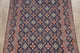 Consigned, All-Over Medallion Hand Knotted Vintage Oriental Area Rug, Blue, 6x10