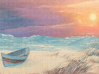 Seashore Peel and Stick Wallpaper Border 15'x7"