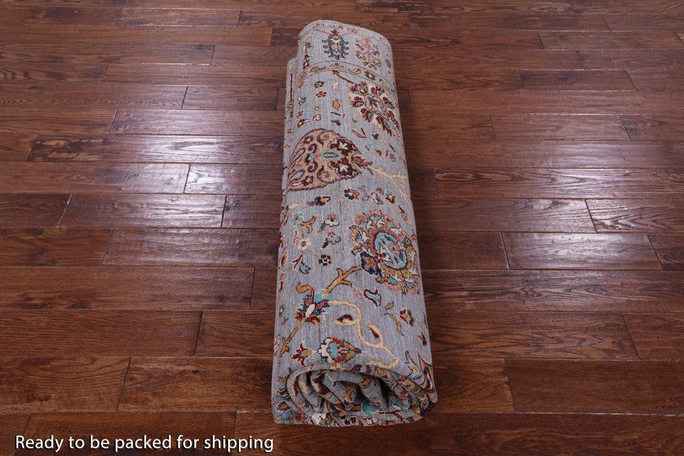 Persian Tabriz Handmade Wool Rug 8' 3" X 11' 3" - Q12911
