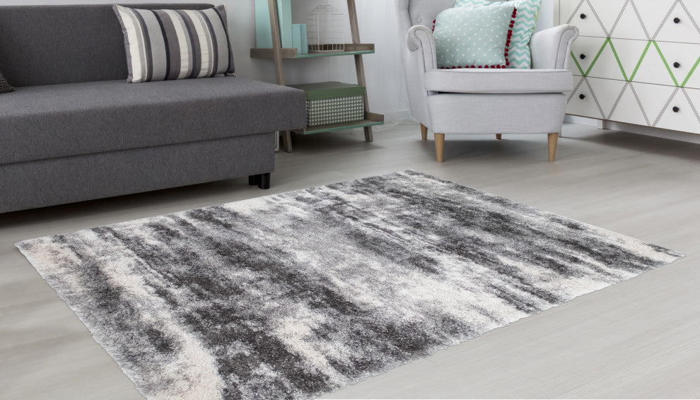Noori Rug Shag Madison Charcoal/Grey Rug