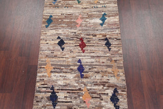 Consigned, Gabbeh Hand-Knotted Persian Novelty Oriental Area Rug Wool, 5'5"X3'2"