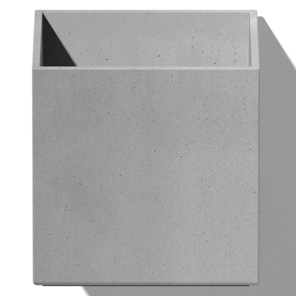 Veadek Geo Series Hanging 5" Planter, Grey, 5", 1 Pack