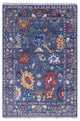 4' 2" X 6' 1" Turkish Oushak Hand Knotted Wool Rug - Q15373