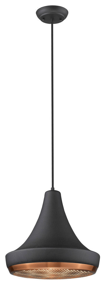 Tholos 1-Light Matte Black Pendant
