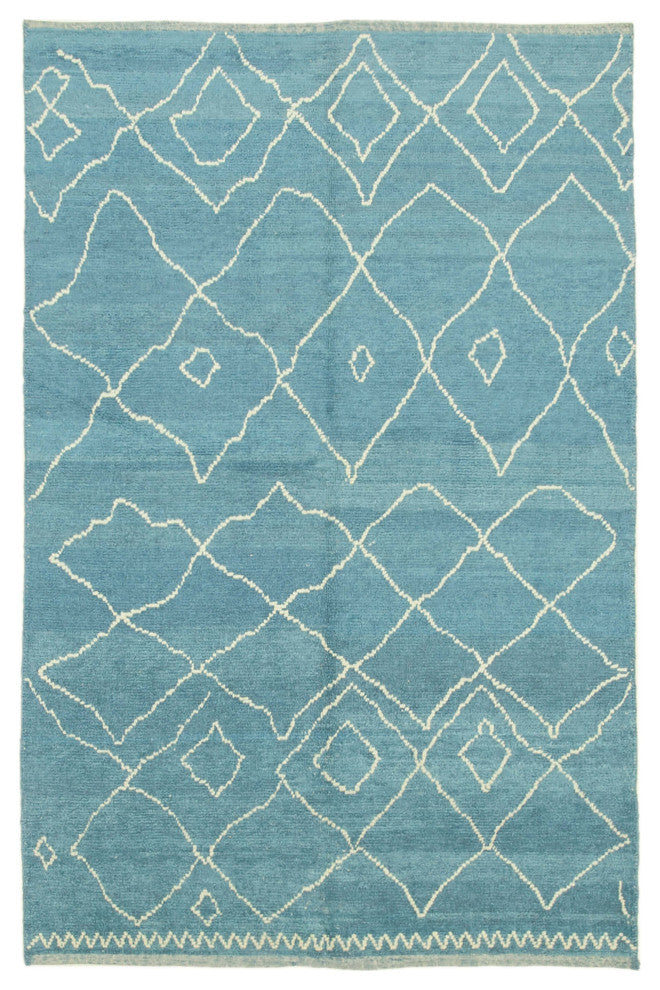 Rug N Carpet - Handmade One-of-a-Kind 6' 6'' x 9' 11'' Moroccan Area Rug