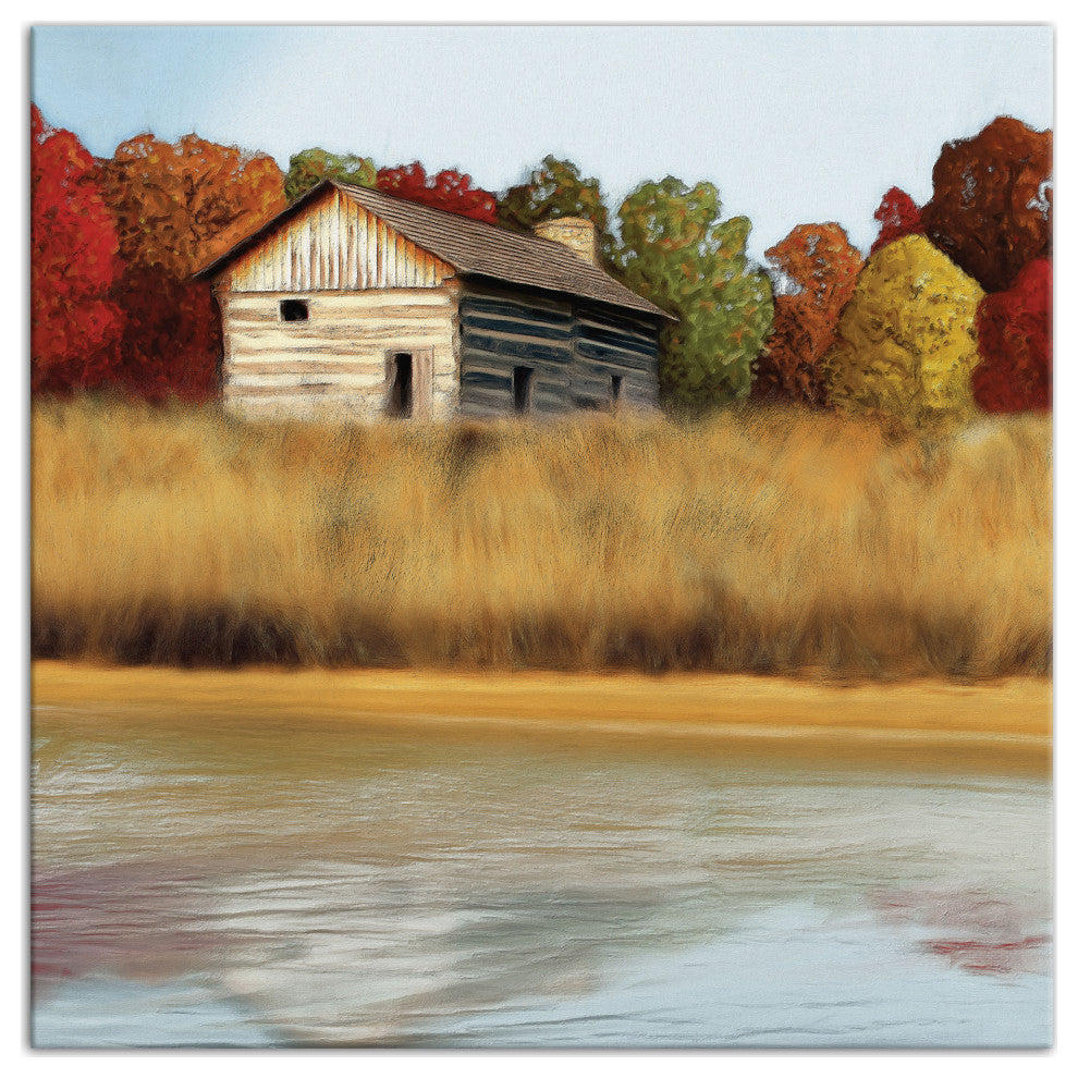 Cabin Fever 1 24"x24" Canvas Wall Art