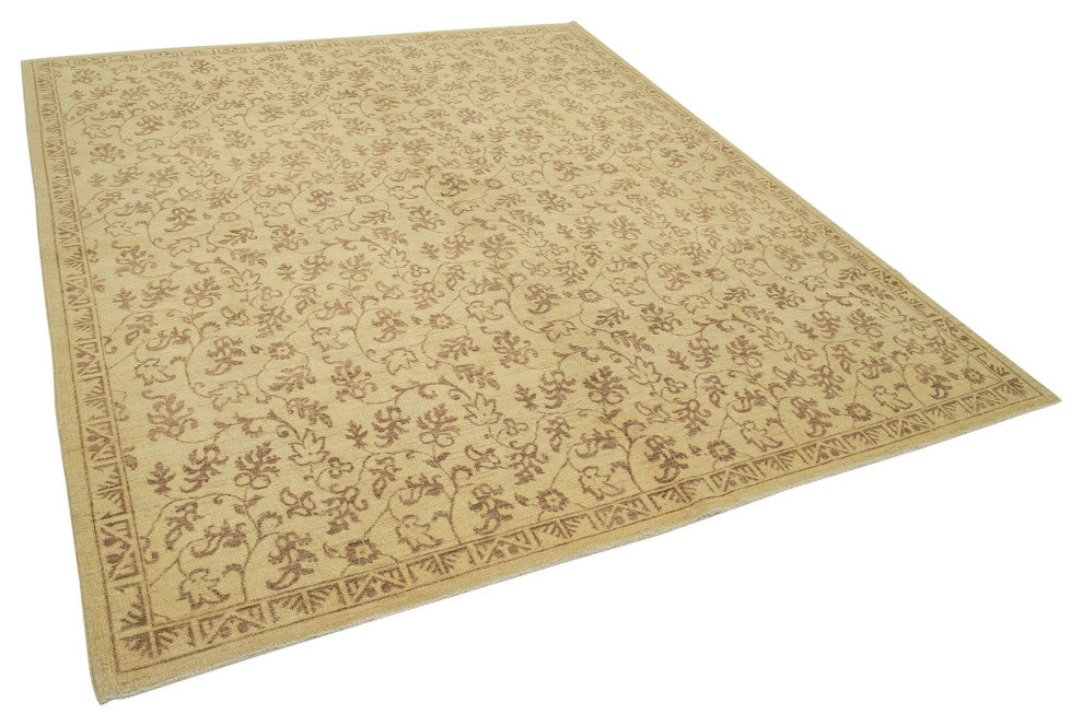 Rug N Carpet - Hand-Knotted Oriental 8' 2" x 9' 7" Unique Oushak Area Rug