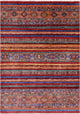 4' 2" X 6' 0" Super Kazak Khorjin Handmade Wool Rug Q10787