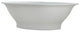 74" Polystone Oval Free-Standing Bathtub, Matte White, No Faucet
