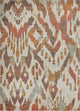 Well Woven Firenze Rhapsody Modern Southwestern Ikat Earth Rug 2'' x 3'' FI-94