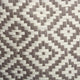DII Paper Bin Geo Diamond Gray Round Small 12x14"x14"