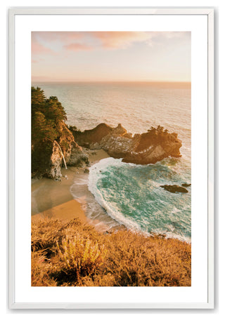 Opaque White 11" x 14" Blissful Solitude Framed Print