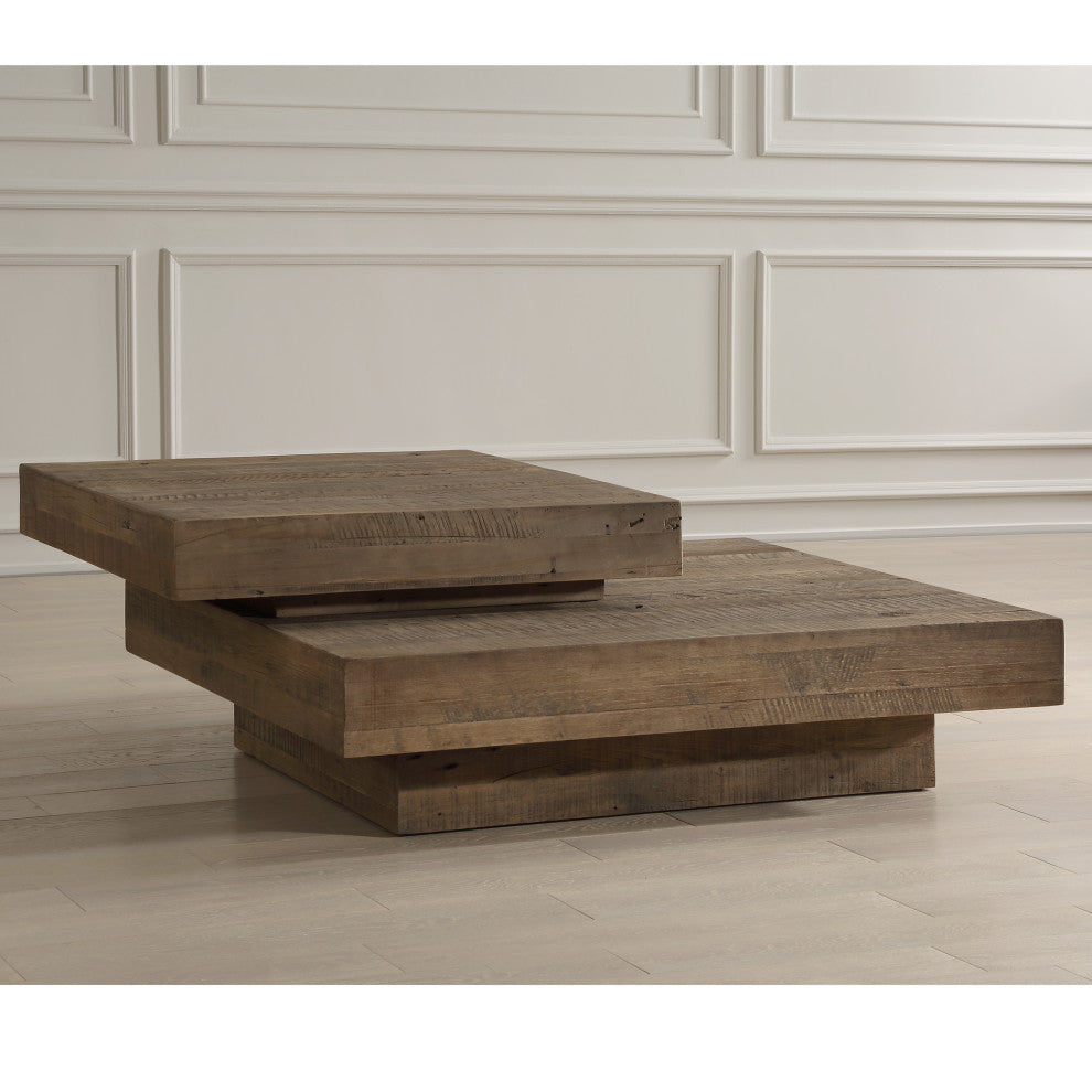 Uttermost - 24400 - Coffee Table - Rustic Planes - Solid Wood