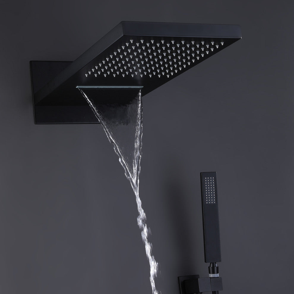 Multi-Function Pressure Balanced Rain Shower System with Hand Shower