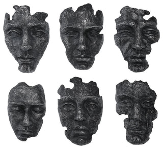 Uttermost SelfPortrait Metallic Wall Decor, Set of 6