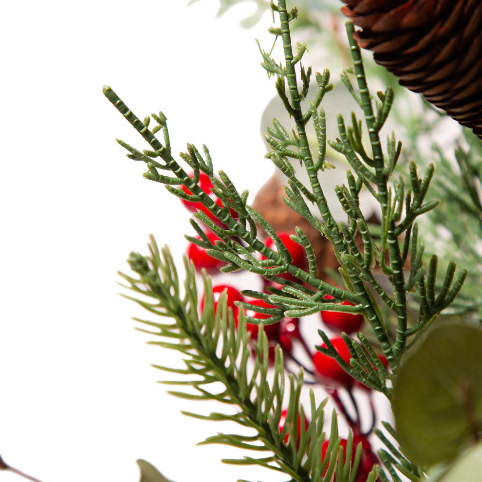 20"H Christmas Floral Table Tree Decor
