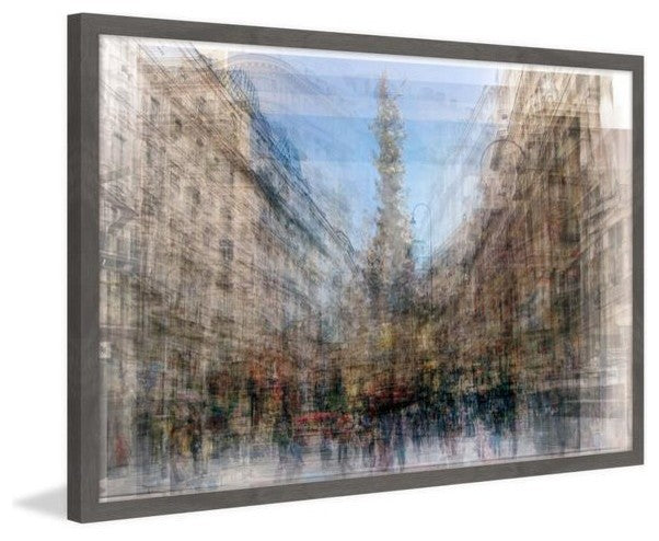 "Graben St. Vienna" Framed Painting Print, 24"x16"