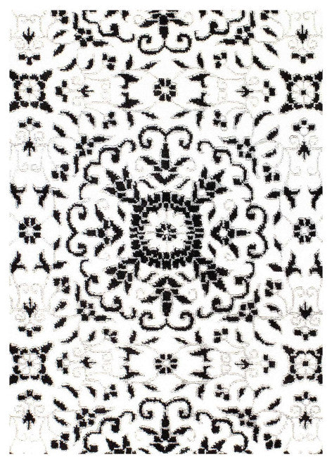 Gray Color Hand Knotted Modern Rug 5'11''x8'11''