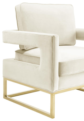 Avery Cream Velvet Chair