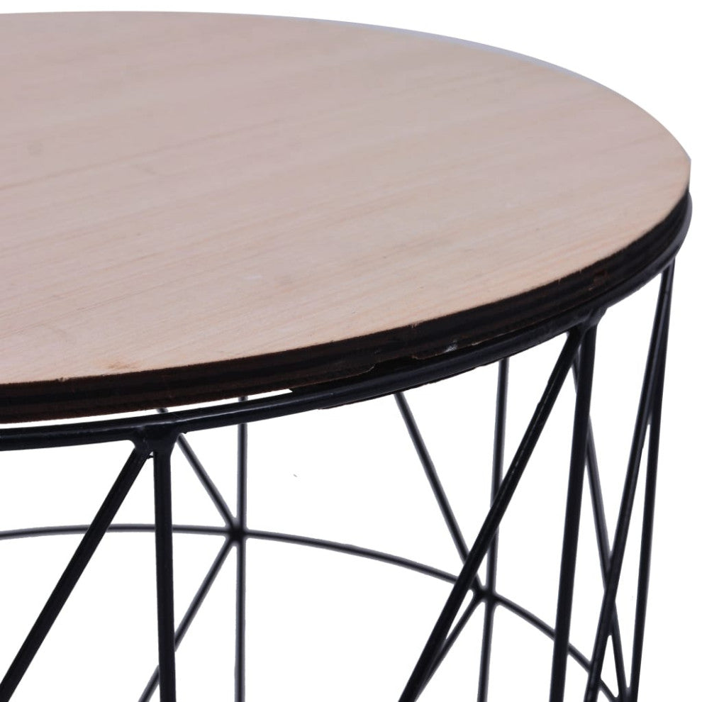 vidaXL Coffee Table 3 pcs Black