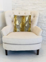 Plutus Brandy Fox Handmade Throw Pillow, Double Sided 16"x16"